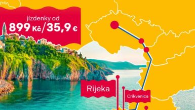 RegioJet - autobusem do Chorvatska 2026